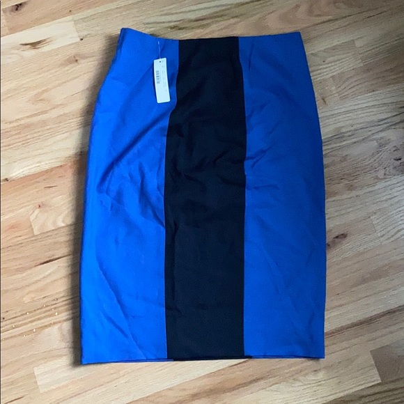 NWT J. Crew Colorblock Pencil Skirt in Super 120s - Picture 4 of 5